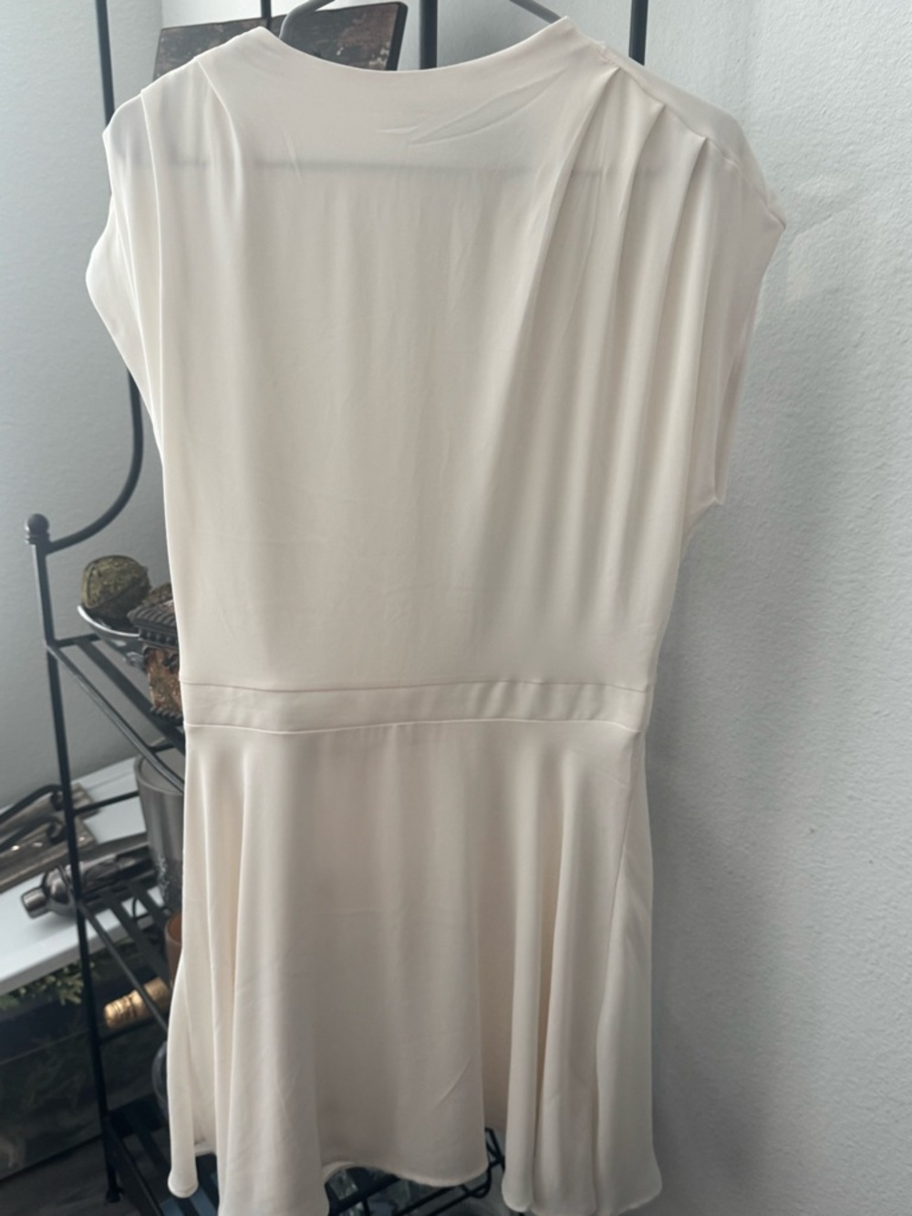 Express White dress super comfortable dress up or down.
